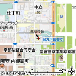 京都府京都市上京区清和院町568周辺の地図