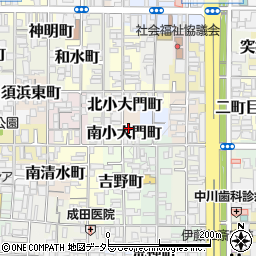 京都府京都市上京区南小大門町563周辺の地図