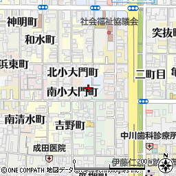 京都府京都市上京区猪熊二丁目541周辺の地図