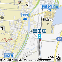 兵庫県西脇市黒田庄町岡654周辺の地図