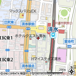 静岡県静岡市清水区真砂町2-26周辺の地図