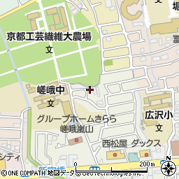 京都府京都市右京区嵯峨新宮町29-18周辺の地図