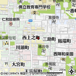 京都府京都市上京区三助町280-35周辺の地図