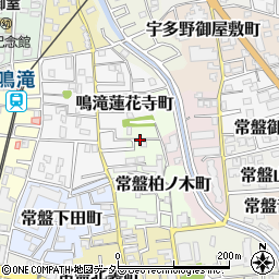 京都府京都市右京区常盤柏ノ木町周辺の地図