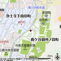 京都府京都市左京区鹿ケ谷法然院町45周辺の地図