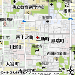 京都府京都市上京区三助町280-18周辺の地図