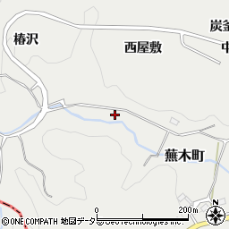 愛知県豊田市蕪木町笹塚周辺の地図