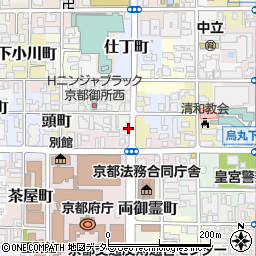 リパーク京都府庁北第３駐車場周辺の地図