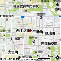 京都府京都市上京区三助町280-26周辺の地図