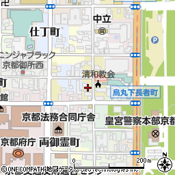 京都府京都市上京区清和院町565周辺の地図
