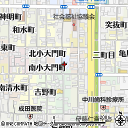 京都府京都市上京区猪熊二丁目540周辺の地図