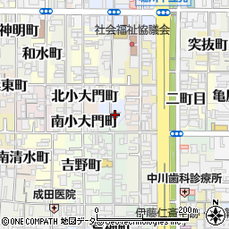 京都府京都市上京区猪熊二丁目540周辺の地図