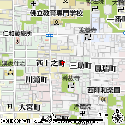 京都府京都市上京区三助町280-36周辺の地図