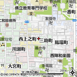 京都府京都市上京区三助町280-11周辺の地図