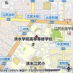 二の丸稲荷神社周辺の地図