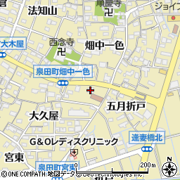 泉田水防倉庫周辺の地図