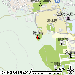 滝口寺周辺の地図