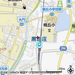 兵庫県西脇市黒田庄町岡637周辺の地図
