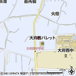 愛知県大府市長草町（前新切）周辺の地図