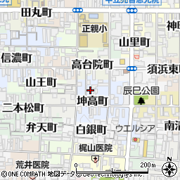 京都府京都市上京区坤高町73周辺の地図