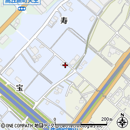 愛知県豊田市生駒町宝66-2周辺の地図