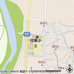 宍粟市立河東小学校周辺の地図