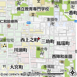 京都府京都市上京区三助町280-29周辺の地図