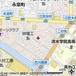 静岡県静岡市清水区江尻台町11周辺の地図