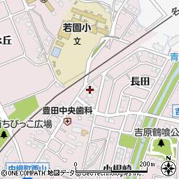 愛知県豊田市中根町町田90周辺の地図
