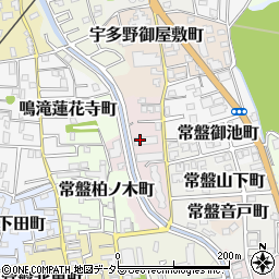 京都府京都市右京区常盤神田町周辺の地図