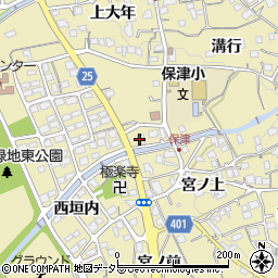 京都府亀岡市保津町（構ノ内）周辺の地図