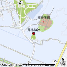 井林神社周辺の地図