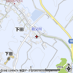 滋賀県湖南市下田2184-3周辺の地図