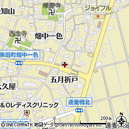 愛知県刈谷市泉田町五月折戸75周辺の地図