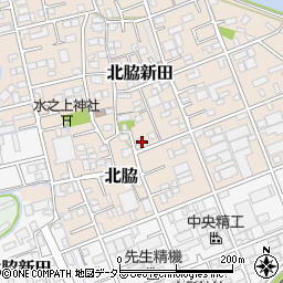 静岡県静岡市清水区北脇新田184周辺の地図