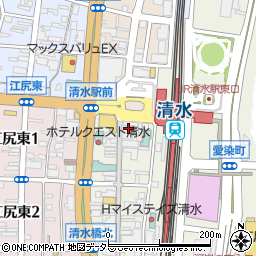 静岡県静岡市清水区真砂町2-28周辺の地図