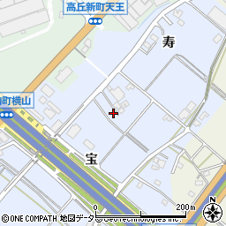 愛知県豊田市生駒町宝15周辺の地図