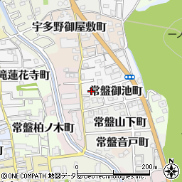 京都府京都市右京区常盤御池町5周辺の地図
