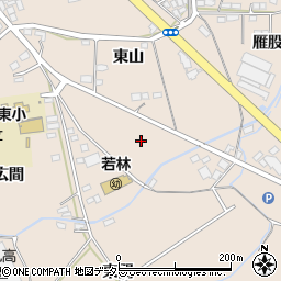 愛知県豊田市若林東町周辺の地図