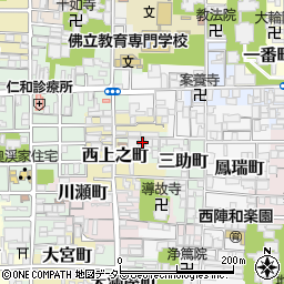 京都府京都市上京区三助町280-43周辺の地図