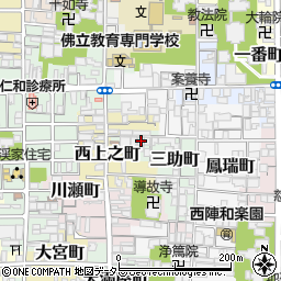 京都府京都市上京区三助町280-4周辺の地図