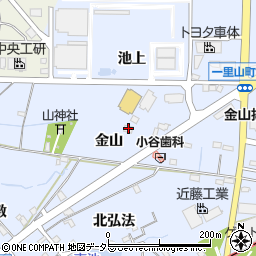 一里山市民館周辺の地図