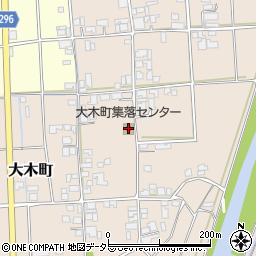 大木町集落センター周辺の地図