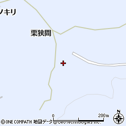 愛知県豊田市下山田代町（栗狭間）周辺の地図