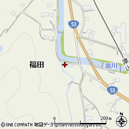 岡山県津山市福田1122周辺の地図