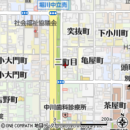 京都府京都市上京区二町目28周辺の地図