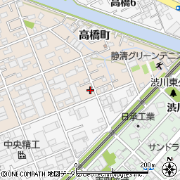 静岡県静岡市清水区北脇新田277周辺の地図