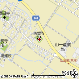 滋賀県草津市木川町469周辺の地図