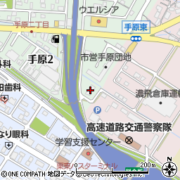 栗東教職員住宅周辺の地図