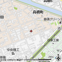 静岡県静岡市清水区北脇新田279周辺の地図